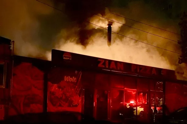 Piteshti Incendiu grav la Pizzeria Zian Gavana