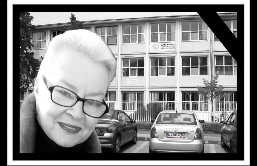 Pitesti Valeria Parvu fosta directoare a Scolii Marin