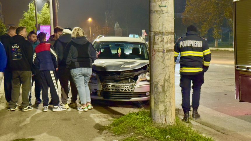 Piteti Accident langa Sala Sporturilor Video disponibil