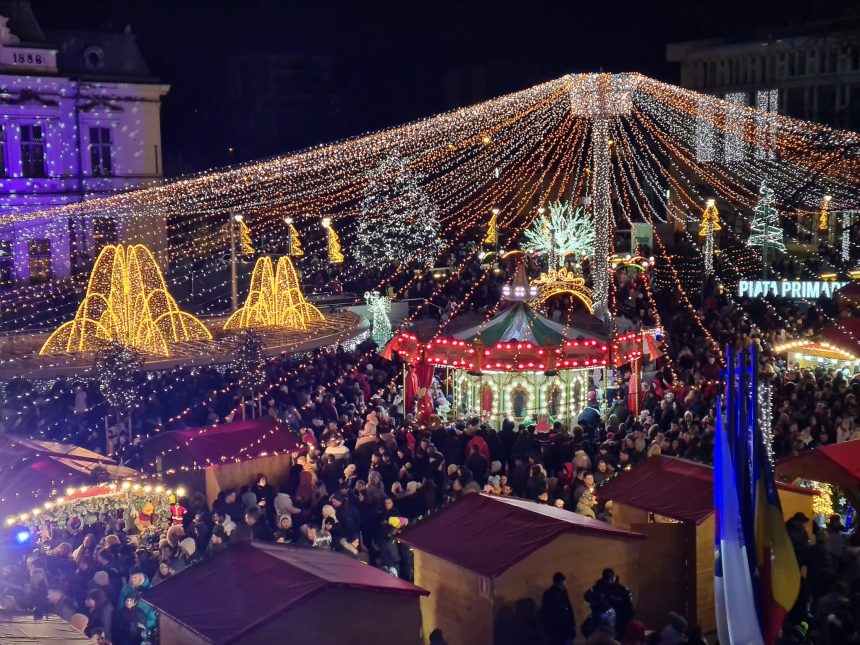 Pregatiri intense in Centrul Pitestiului pentru Targ