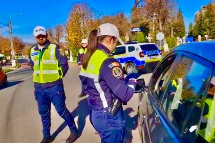 Razie rutiera la Curtea de Arges soferi sanctionati