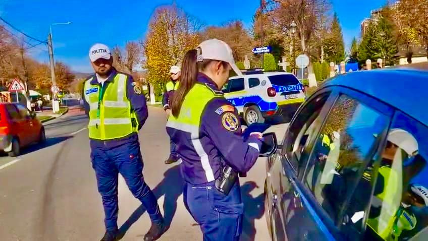 Razie rutiera la Curtea de Arges soferi sanctionati