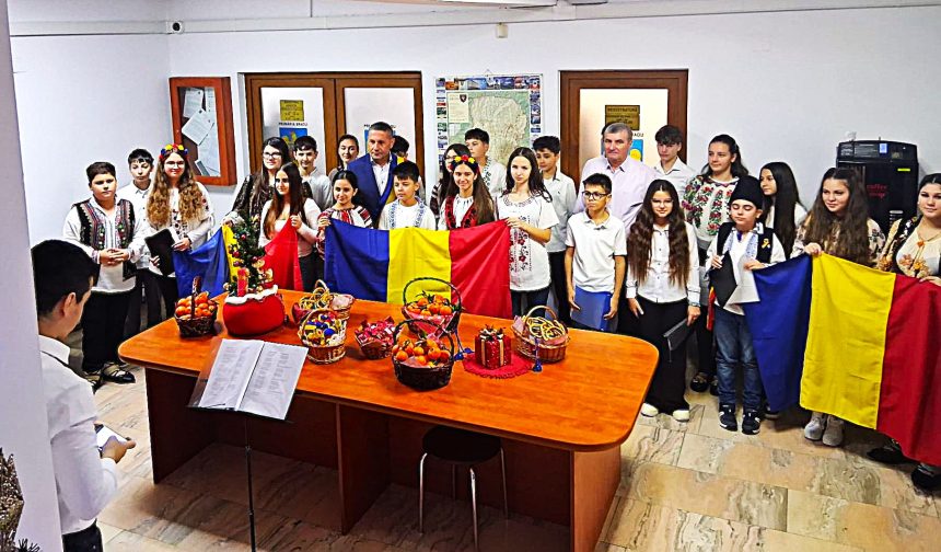 Zi mare la Bradu Copiii au emotionat