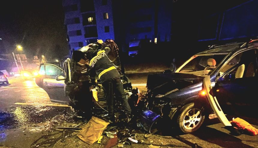Accident grav in Pitesti la miezul noptii 1