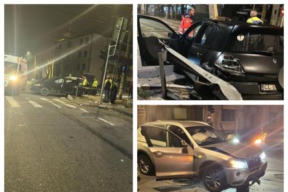 Accident grav in centrul Pitestiului azi noapte