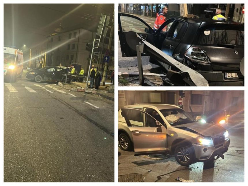 Accident grav in centrul Pitestiului azi noapte