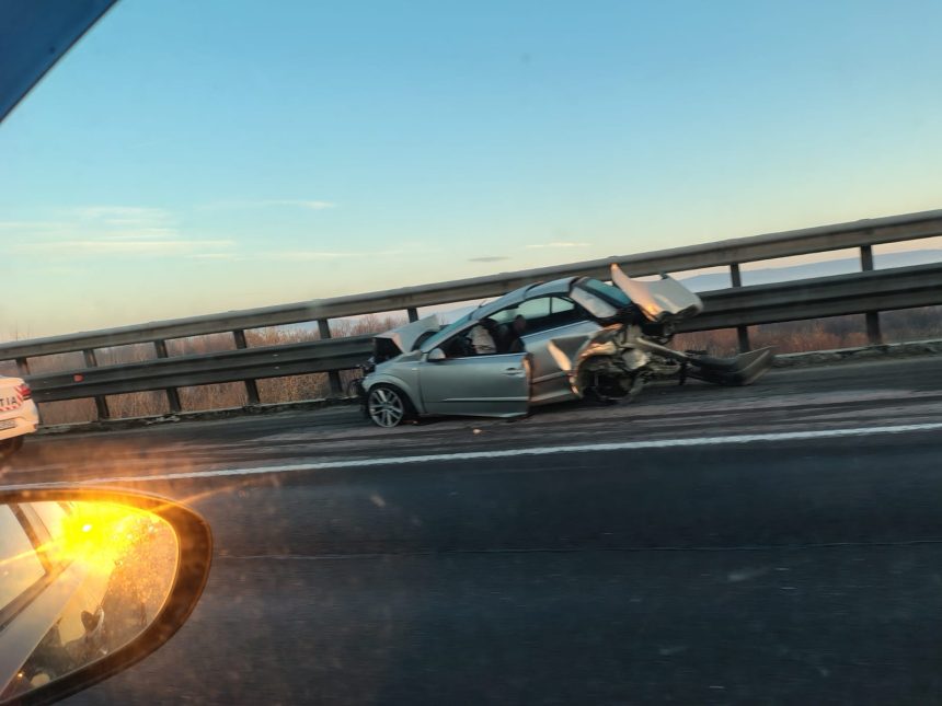 Accident grav pe Autostrada A1 langa Pitesti