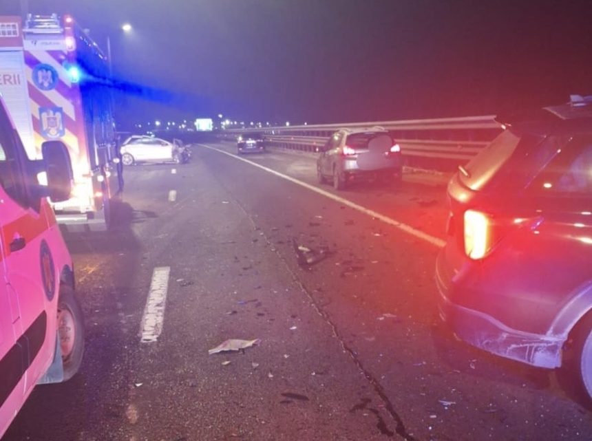 Accident in lant pe A1 Copii raniti declaratii Politie