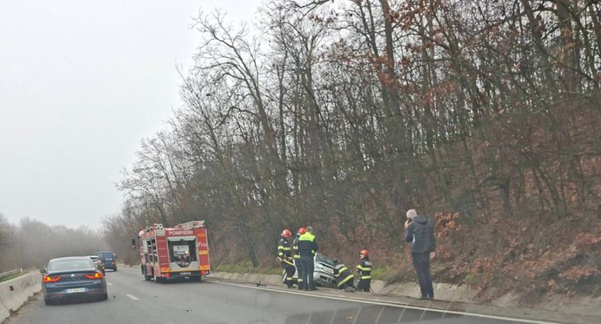 Accident pe DN65 Albota Arges