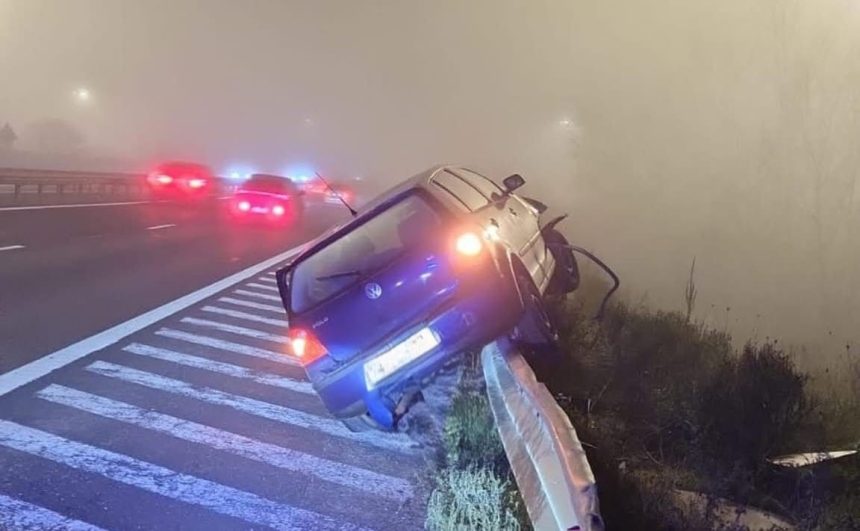 Accident rar ntalnit pe A1 lang Piteti