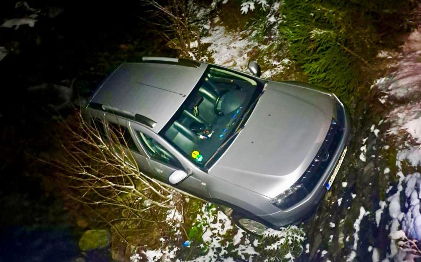 Arges Masina cazuta in ripa Alerta de stiri