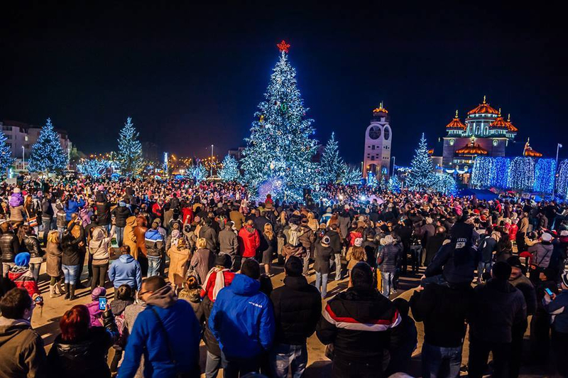 Cantareata renumita spectacol electrizant la Targul de Craciun