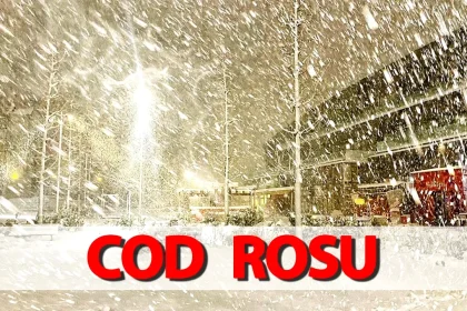 Cod ROSU emis azi noapte Fenomene meteo extreme anuntate