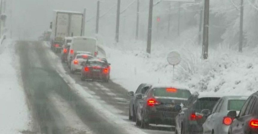 Cod rosu de viscol emis de ANM Circulatia acum pe cele mai