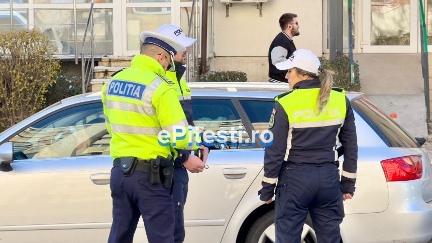 Exclusiv Tanara sub efecte la volan in Pitesti