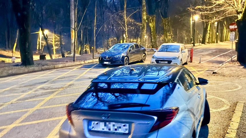 Haos pe Trivale Soferii parcheaza cum doresc