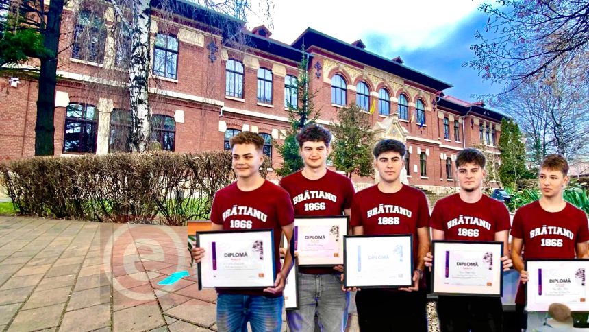 Pites ti Elevii Colegiului Bratianu premiati de