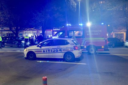 Piteshti Pieton grav ranit pe Bulevardul I.C Bratianu