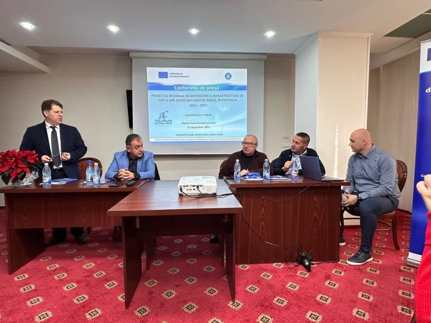 Piteshti Prezentarea oficiala a megaproiectului Apa Canal