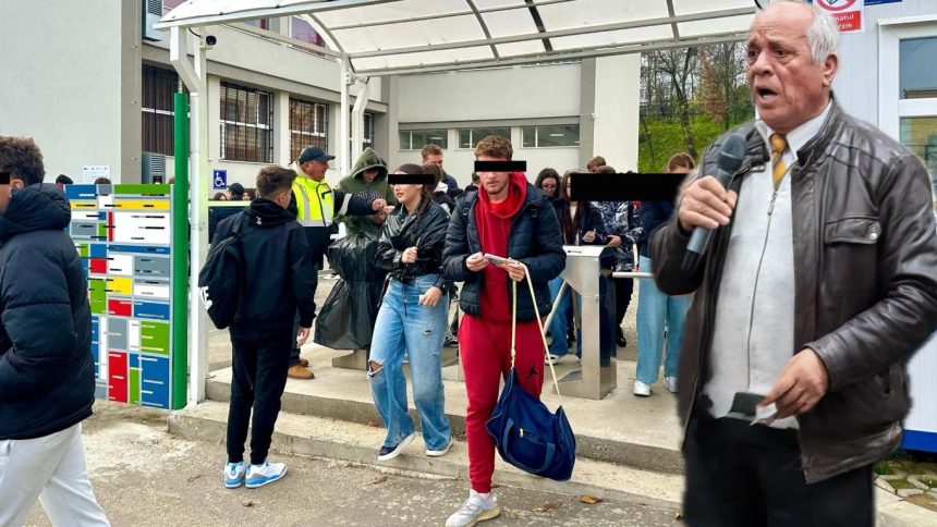 Pitesi Tensiune intre un locatar si elevi