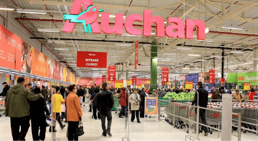 Promoie Auchan 50 bani napoi