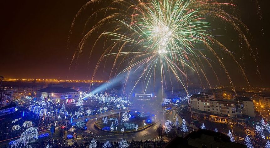 Revelion 2026 la Mioveni Spectacol inedit de artificii