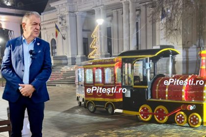 exclusiv gata cu trenuletul din centrul pitestilor il