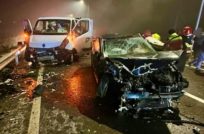 Accident cu 3 raniti pe A1 la Curtea de Arges