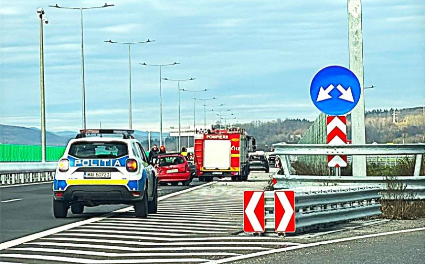 Accident cu victime pe autostrada A1 spre Pitesti trafic afectat