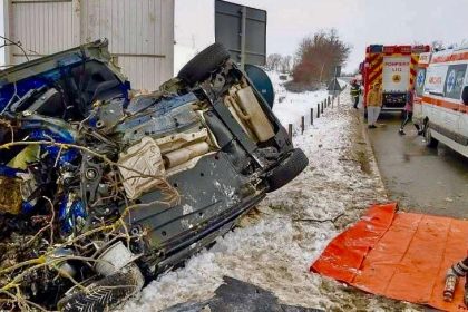 Accident mortal S a rasturnat cu masina si a decedat