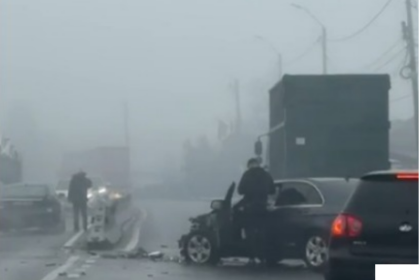 Accident pe DN 73 in apropiere de Pitesti Vehicule avariate