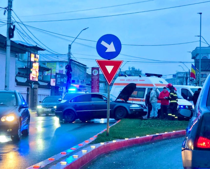 Accident pe cel mai aglomerat bulevard din Pitesti 2