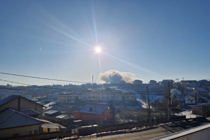 Alerte in Bradu Arges Incendiu puternic izbucnit dintr o