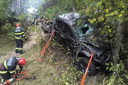 Arges O familie a cazut in rapa Un copil este