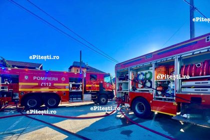Atentie pericol de moarte Avertismentul pompierilor in plina desfasurare