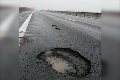 Autostrada A1 Bucuresti Pitesti plina de cratere