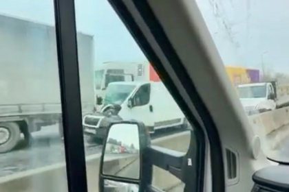 Blocaj complet pe Centura Capitalei Accident grav cu TIRul la