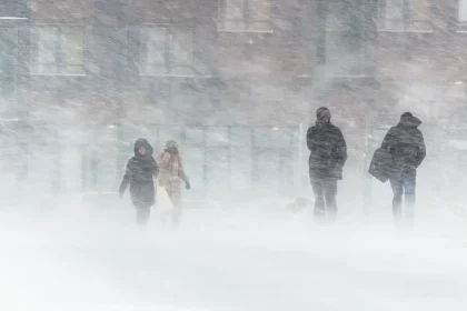 Ciclon polar afecteaza Romania cu ninsori si ger