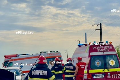 Draganu Arges A accidentat un cap de pod