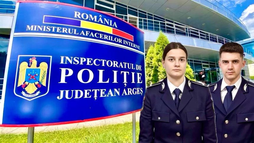 IPJ Arges isi consolideaza echipa Doi tineri polisti