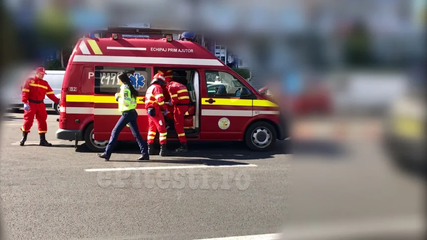Incident langa un liceu din Pitesti O tanara a ajuns la spital