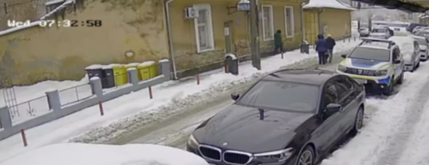 Momentul exploziei la Politia Rutiera Lugoj