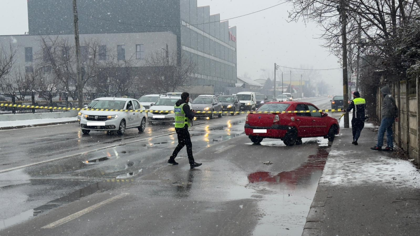 Pitesti O femeie a fost lovita de o masina