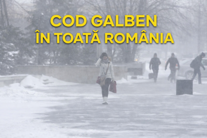 Toata Romania sub Cod galben de frig Ce fenomene se anunta