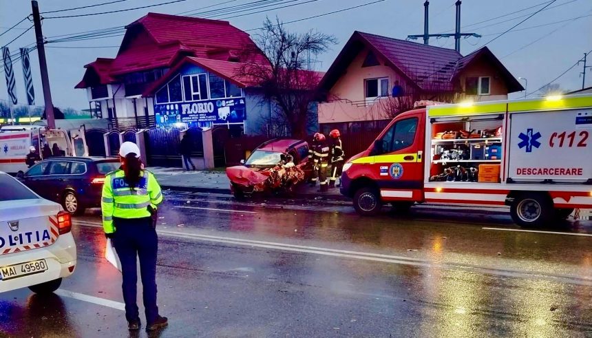 accident grav la prima ora langa pitesti