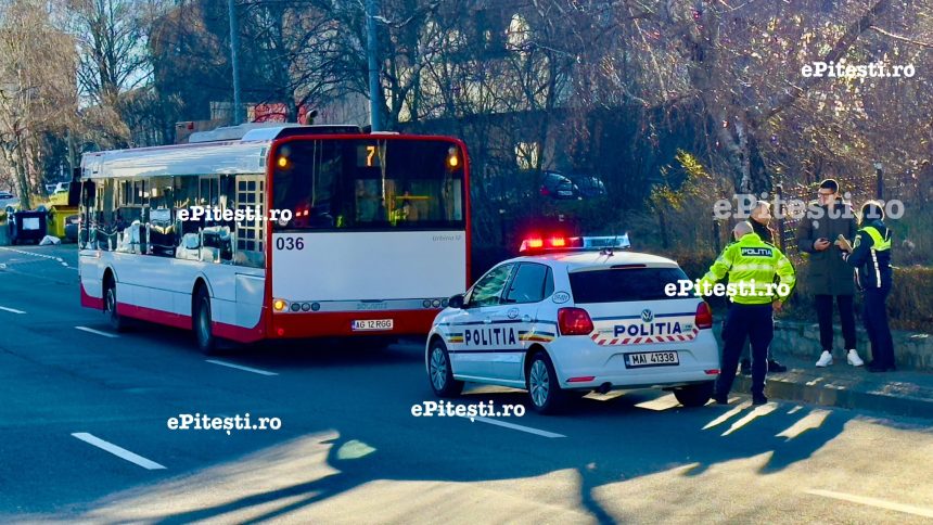 incident grav intr un autobuz publitrans pitesti