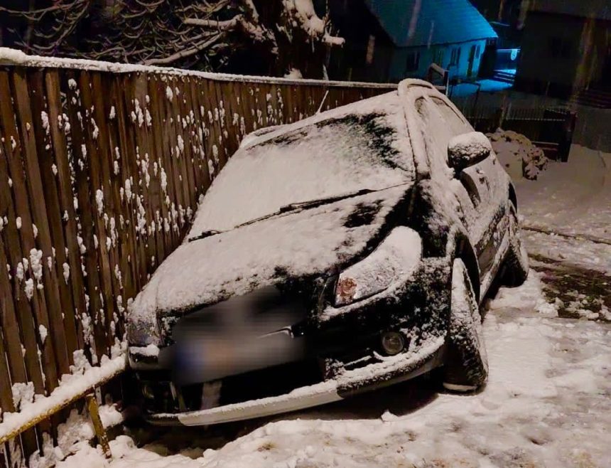 Arges A intrat cu masina intr o conducta de gaze