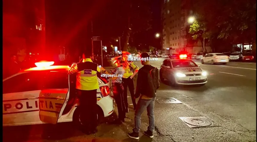 Arges Pe ricol real pe drum Cum a fost prins de politie