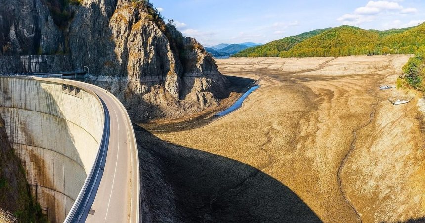 Barajul Vidraru a fost depasit