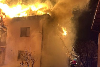 Casa din Hartiesti care a fost distrusa de incendiu apartine unui politician